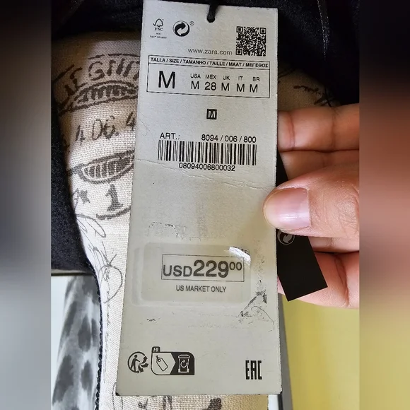 NEW ZARA WOOL PONCHO STEVEN MEISEL - Picture 7 of 12